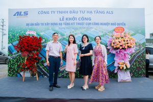 THAM DỰ LỄ KHỞI CÔNG DỰ ÁN HẠ TẦNG KỸ THUẬT CỤM CÔNG NGHIỆP NGÔ QUYỀN